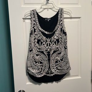 Black and Gold Gatsby Design Top